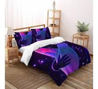 C1ff2cfcbdcc3e49dcc31c714bd6d54Housses De Couette 3D Garçon 2 Pièces Douce Et Facile D’Entretien 2 Taie D’Oreiller King(220x240cm) Fermeture À Glissière