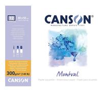 [C200006546] CANSON Bloc 12 Feuilles collé 4 côtés Papier aquarelle 40 x 50 c...