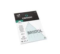 [C200457121] CANSON Bloc Bristol - A3 - 250 g/m2 - 20 feuilles - Extra lisse ...