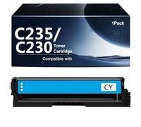 C230 / 235 Remplacement de Cartouche de Toner Compatible pour l'imprimante Xerox C230 / C235, Cartouche de Toner Noire à Haute Capacité (1500/3000 Pages),Cyan-1500 Pages