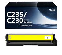 C230 / 235 Remplacement de Cartouche de Toner Compatible pour l'imprimante Xerox C230 / C235, Cartouche de Toner Noire à Haute Capacité (1500/3000 Pages),Yellow-2500pages