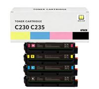 C230 C235 Cartouche de Toner de Remplacement pour Xerox avec Puce - Haute capacité - Noir ~3 000 Pages / Couleur ~2 500 Pages - pour 006R04391 006R04392 006R04393 006R04394,4P