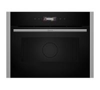 Neff C24GR3XN1 micro-onde Noir, Acier inoxydable Micro-ondes grill Intégré 36 L 1000 W