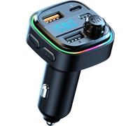 C26 Auto Bluetooth Transmitter Handsfree Audio Player Dual USB Car Charger