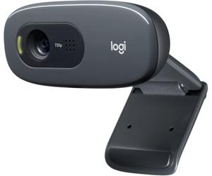C270 (Old) | Webcam HD 720p/30fps, micro réduction bruit, Skype, FaceTime, Hangouts, WebEx, PC/Mac - Gris