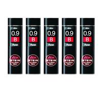 [C279-HB-5] Pentel Lot de 5 Etuis de 36 mines 0,9 mm AIN STEIN C279 dureté B
