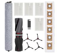 C28 Accessoires de rechange pour aspirateur Eufy C28 Omni, le kit d'accessoires C28 comprend 1 brosse principale, 1 balai à rouleau, 4 brosses latérales, 4 filtres HEPA, 6 sacs à poussière de rechange