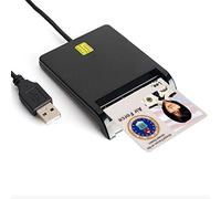 C291 Lecteur de Carte d'identité, Compatible avec DNIE, ATM, IC, ID, CAC, SIM, Carte de contrôle, Carte bancaire, Carte d'identité