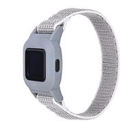 C2D JOY Bracelet de montre sport en maille compatible avec Garmin Vivofit Jr 3 - Bracelet de rechange avec crochet et étui - Taille M, M, Nylon, Agate