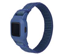 C2D JOY Bracelet de montre sport en maille compatible avec Garmin Vivofit Jr 3 - Bracelet de rechange avec crochet et étui - Taille M, Medium, Nylon, Agate