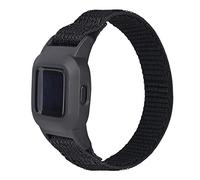 C2D JOY Bracelet de montre sport en maille compatible avec Garmin Vivofit Jr 3 - Bracelet de rechange avec crochet et étui - Taille M, M, Nylon, Agate