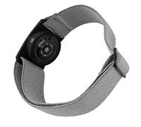 C2D JOY Bracelet élastique en nylon avec fermeture rapide compatible avec Polar OH1/OH1+/Verity Sense Heart Bracelet de rechange XXL - Gris