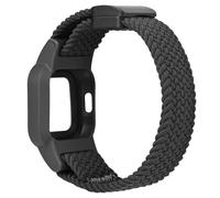 C2D JOY Bracelet en nylon tressé compatible avec Garmin Vivofit Jr. 3 bandes de montre de sport avec fermoir magnétique - Noir