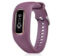C2D JOY Bracelet en TPU compatible avec Garmin Vivosmart 4, tracker d'activité et de fitness (Berry) - Taille L