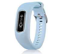 C2D JOY Bracelet en TPU compatible avec Garmin Vivosmart 4, tracker d'activité et de fitness (bleu azur), taille M