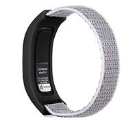 C2D JOY Bracelets de rechange en maille de nylon compatibles avec Garmin Vivofit 4 avec étui (taille M, coquillage)