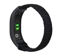 C2D JOY Bracelets de rechange en nylon pour montre Garmin Vivosmart 4 avec étui - Noir