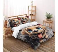 C2db206ac04bc26bb3289b564620e3c5Housse De Couette Ensemble 3D Garçon 2 Pièces Douce Et Facile D’Entretien 2 Taie D’Oreiller Super King(260x220cm) Fermeture À Glissière