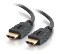 C2G 0.5m High Speed HDMI Cable with Ethernet - 4k - UltraHD - Câble HDMI avec Ethernet - HDMI mâle pour HDMI mâle - 50 cm - blindé - noir