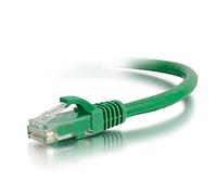 C2G 03997 Câble de raccordement réseau Ethernet Cat6 sans accroc et non blindé, vert, 9,14 m