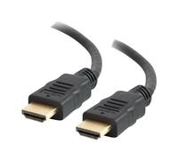C2G 1.5m High Speed HDMI Cable with Ethernet - 4k - UltraHD - Câble HDMI avec Ethernet - HDMI mâle pour HDMI mâle - 1.5 m - blindé - noir