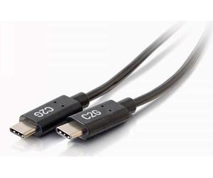 C2G 1,8 M CÂBLE USB-C VERS USB-C 2.0 MÂLE VERS MÂLE (3 A)
