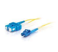 C2G 1 m LC-SC 9/125 OS1 Duplex Singlemode PVC câble Fibre Optique 10 m Jaune
