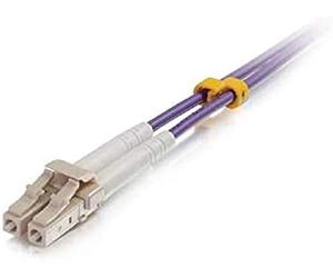 C2G 10 M CORDON DE RACCORDEMENT FIBRE OPTIQUE LC/LC OM4 LSZH - VIOLET - Câbles de fibre optique (10 m, LSZH, OM4, LC, LC, Violet)
