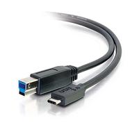 C2G 10ft, USB 3.0 Type C, USB B câble USB 3,048 m USB C Noir - Câbles USB (USB 3.0 Type C, USB B, 3,048 m, USB C, USB B, 3.0 (3.1 Gen 1), Male connector / Male connector, Noir)