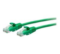 C2G 1ft (0.3m) Cat6a Snagless Unshielded (UTP) Slim Ethernet Network Patch Cable - Green - Cordon de raccordement - RJ-45 (M) pour RJ-45 (M) - 30 cm - 4.8 mm - UTP - CAT 6a - moulé, sans crochet...