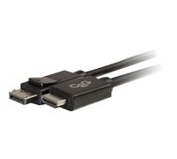 C2G 1m DisplayPort to HDMI Adapter Cable - Black - Câble adaptateur - DisplayPort mâle pour HDMI mâle - 1 m - blindé - noir