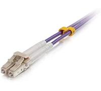 C2G Câble patch fibre LC/LC 1 m OM4 LSZH multimode Violet