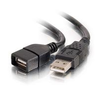 6.6ft USB Extension Cable - USB A to USB A Extension Cable - USB 2.0 - M/F - Rallonge de câble USB - USB (M) pour USB (F) - 2 m - noir