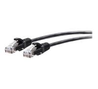 C2G 20ft (6.1m) Cat6a Snagless Unshielded (UTP) Slim Ethernet Network Patch Cable - Black - Cordon de raccordement - RJ-45 (M) pour RJ-45 (M) - 6.1 m - 4.8 mm - UTP - CAT 6a - moulé, sans crochet...