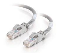 C2G Câble Réseau Cat6 20m 550MHz U/UTP RJ-45 Mâle/Mâle Gris, Contacts Or, AWG24, Gaine PVC, Référence 83374