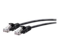 C2G 25ft (7.6m) Cat6a Snagless Unshielded (UTP) Slim Ethernet Network Patch Cable - Black - Cordon de raccordement - RJ-45 (M) pour RJ-45 (M) - 7.6 m - 4.8 mm - UTP - CAT 6a - moulé, sans crochet...
