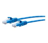 C2G 25ft (7.6m) Cat6a Snagless Unshielded (UTP) Slim Ethernet Network Patch Cable - Blue - Cordon de raccordement - RJ-45 (M) pour RJ-45 (M) - 7.6 m - 4.8 mm - UTP - CAT 6a - moulé, sans crochet...
