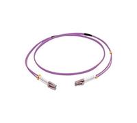 C2G 2m LC/LC OM4 LSZH Fibre Patch - Purple - Cordon de raccordement - LC multi-mode (M) pour LC multi-mode (M) - 2 m - fibre optique - duplex - 50 / 125 microns - OM4 - violet