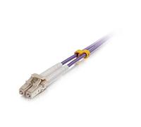 C2G 2m LC/LC OM4 LSZH Fibre Patch - Purple - Cordon de raccordement - LC multi-mode (M) pour LC multi-mode (M) - 2 m - fibre optique - duplex - 50 / 125 microns - OM4 - violet