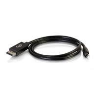 C2G 2m Mini DisplayPort / DisplayPort M/M, 2 m, Mini DisplayPort, DisplayPort, Mâle, Mâle, Noir 84301