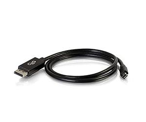 C2G 2m Mini DisplayPort to DisplayPort Adapter Cable M/M - Black