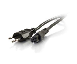 C2G 2m, SEV 1011 - C5 IEC, 2 m, SEV 1011, Coupleur C5, 250 V, 10 A 80647