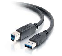 C2G 2m USB 3.0 A Male to B Male Cable câble USB USB B Noir