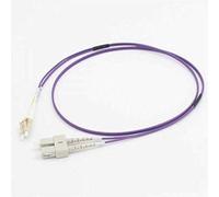 C2G 30 M Cordon DE RACCORDEMENT Fibre Optique LC/SC OM4 LSZH - Violet - Câbles de Fibre Optique (30 m, LSZH, OM4, LC, SC, Violet)