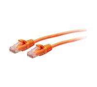 C2G 3ft (0.9m) Cat6a Snagless Unshielded (UTP) Slim Ethernet Network Patch Cable - Orange - Cordon de raccordement - RJ-45 (M) pour RJ-45 (M) - 90 cm - 4.8 mm - UTP - CAT 6a - moulé, sans crochet...