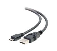 C2G 3ft USB to Micro B Cable - USB A to Micro USB Cable - USB 2.0 - M/M - Câble USB - USB (M) pour Micro-USB de type B (M) - 1 m - noir