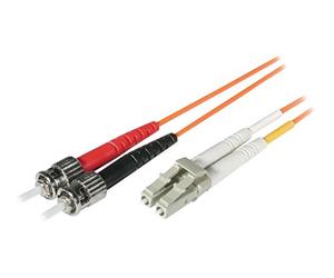 C2G 3m LC/St LSZH Duplex 62.5/125 Multimode Fibre Patch Cable 3m Orange câble de Fibre Optique - câbles de Fibre Optique (Orange, 3 m)