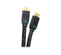C2G 50ft Ultra Flexible 4K Active HDMI Cable Gripping 4K 60Hz - In-Wall M/M - Câble HDMI avec Ethernet - HDMI mâle pour HDMI mâle - 15.2 m - noir - actif, support pour 4K60Hz