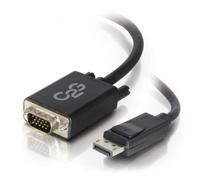C2G 54332, 1,83 m, DisplayPort, VGA (D-Sub), 1920 x 1200 pixels, Noir, Polyvinyl chloride (PVC)