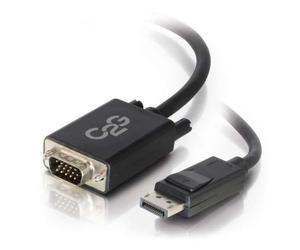 C2G 54332, 1,83 m, DisplayPort, VGA (D-Sub), 1920 x 1200 pixels, Noir, Polyvinyl chloride (PVC)